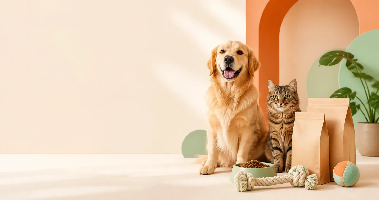 Kedi ve köpek ile evcil hayvan ürünleri